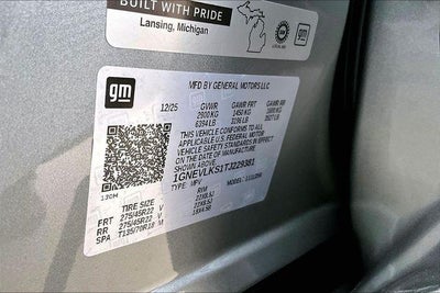 2026 Chevrolet Traverse RS