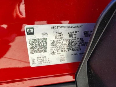 2026 Chevrolet Trax 2RS