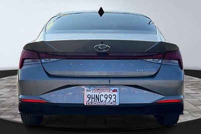 2023 Hyundai Elantra Hybrid Blue
