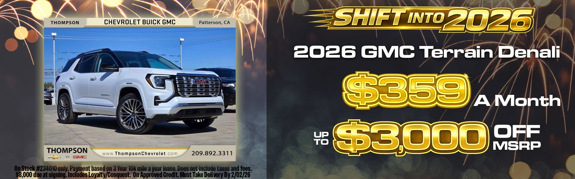 2026 GMC Terrain Denali