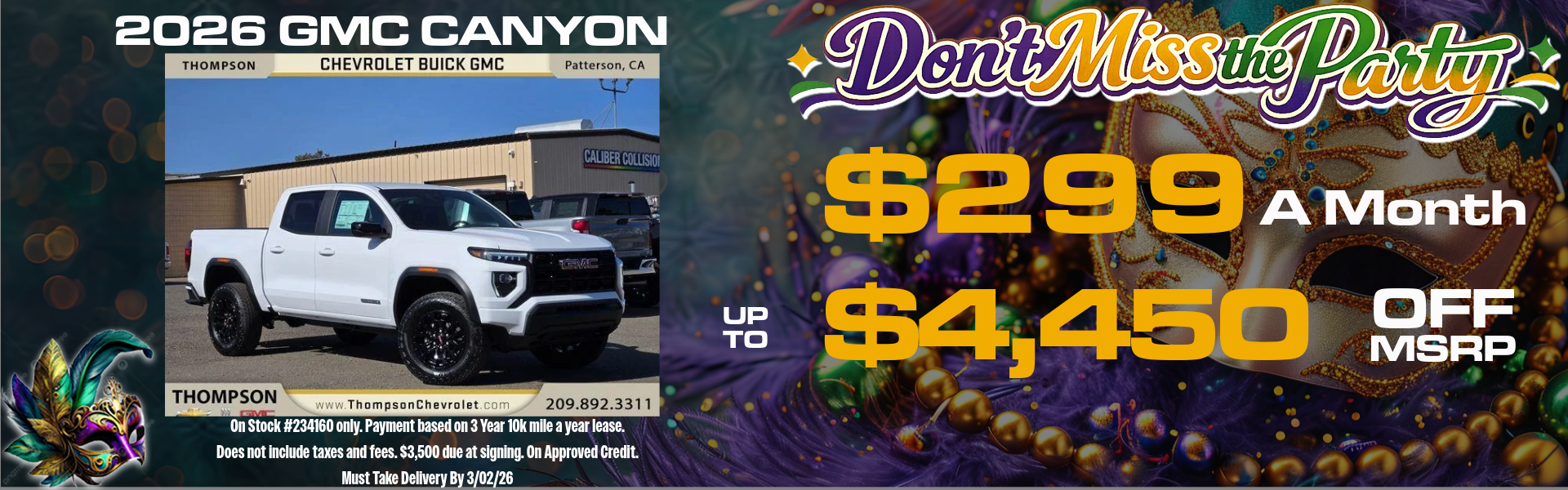 2026 GMC CANYON AT DISCOUNTED PRICE