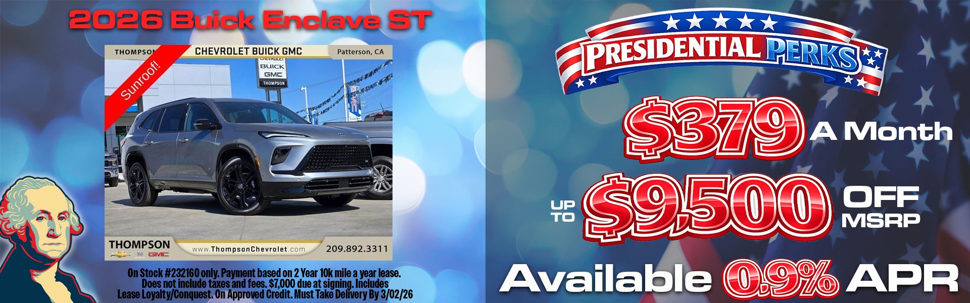 2026 Buick Enclave ST At 0.9% APR