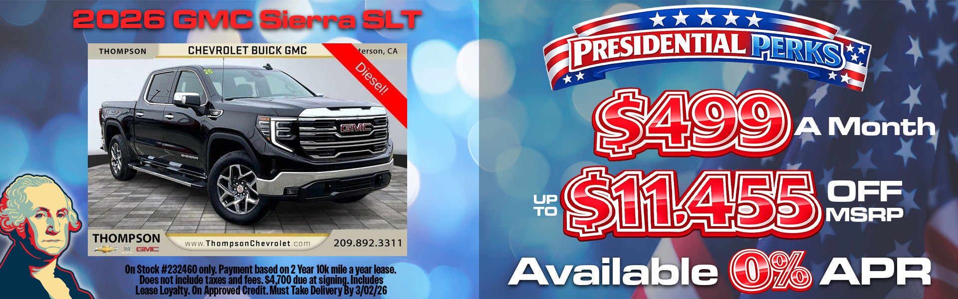 2026 Gmc Sierra Slt At 0% APR