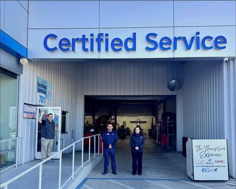 Thompson Chevrolet Buick GMC service team