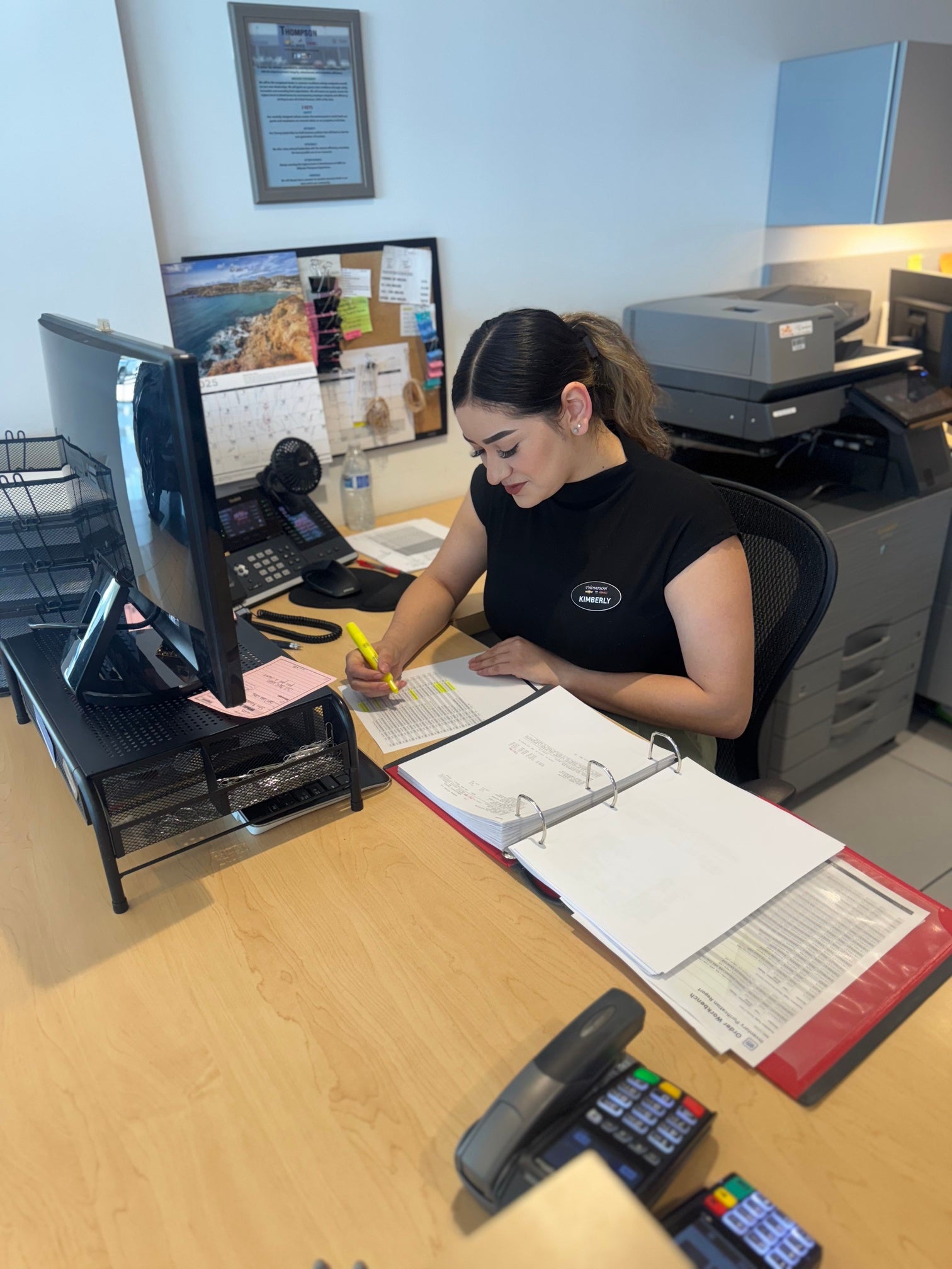 Friendly employee at Thompson Chevrolet Buick GMC
