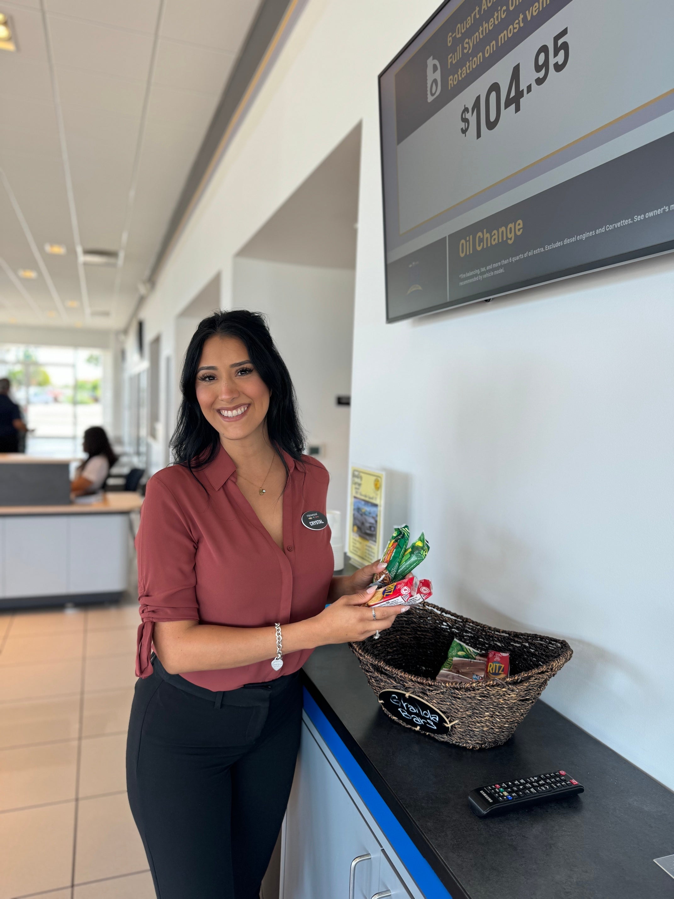 Friendly employee at Thompson Chevrolet Buick GMC