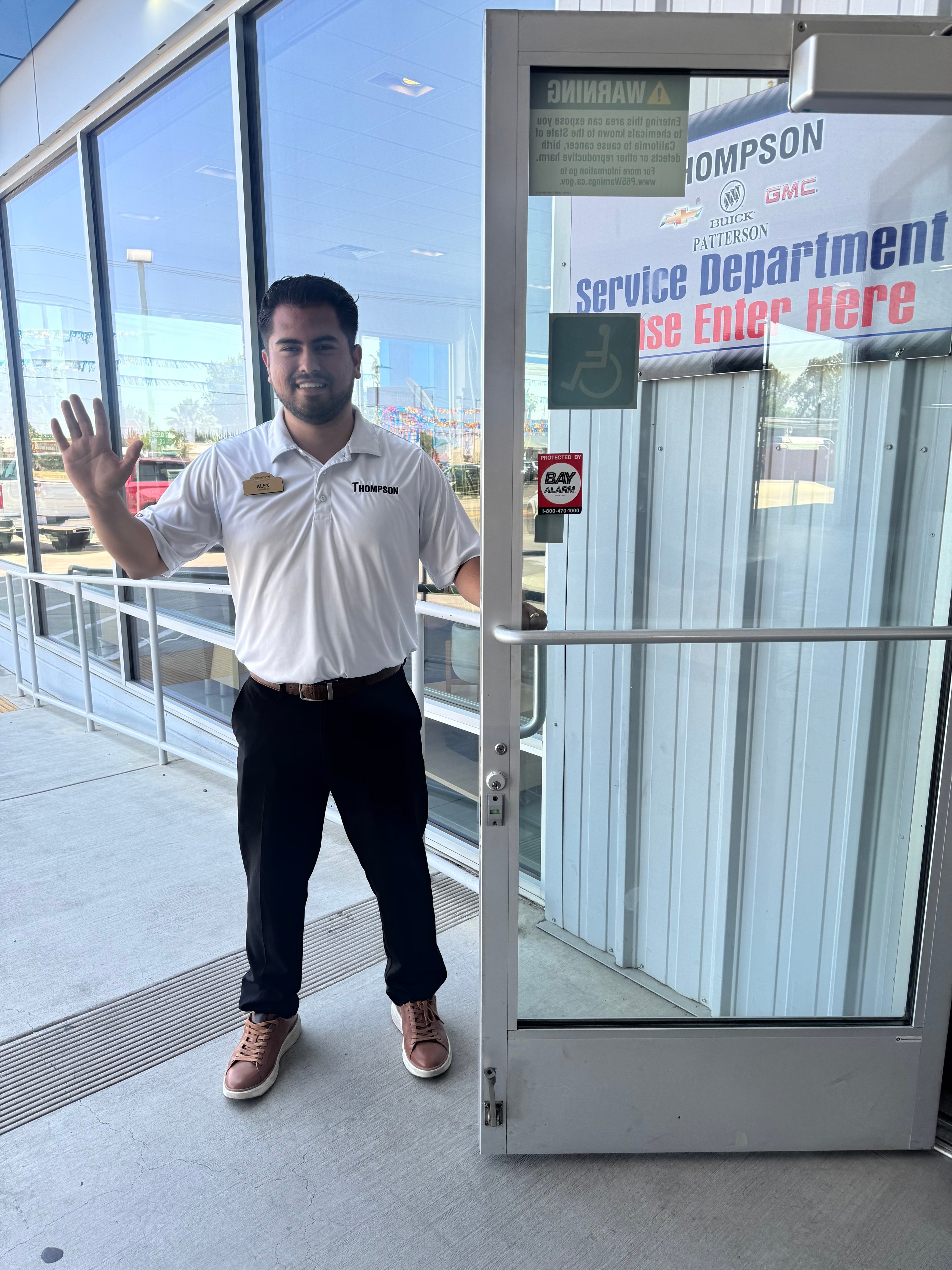 Friendly employee at Thompson Chevrolet Buick GMC