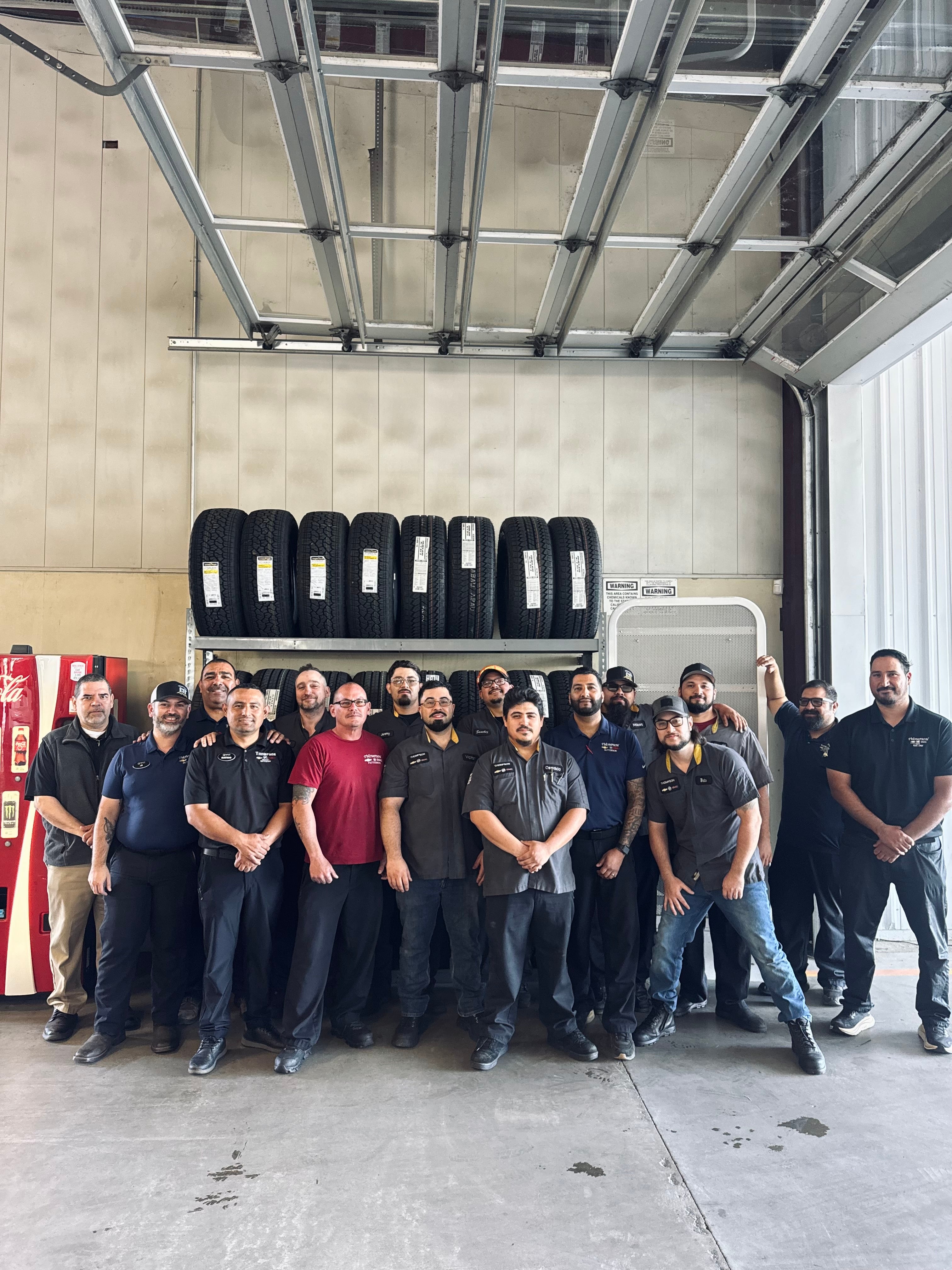 Service staff of Thompson Chevrolet