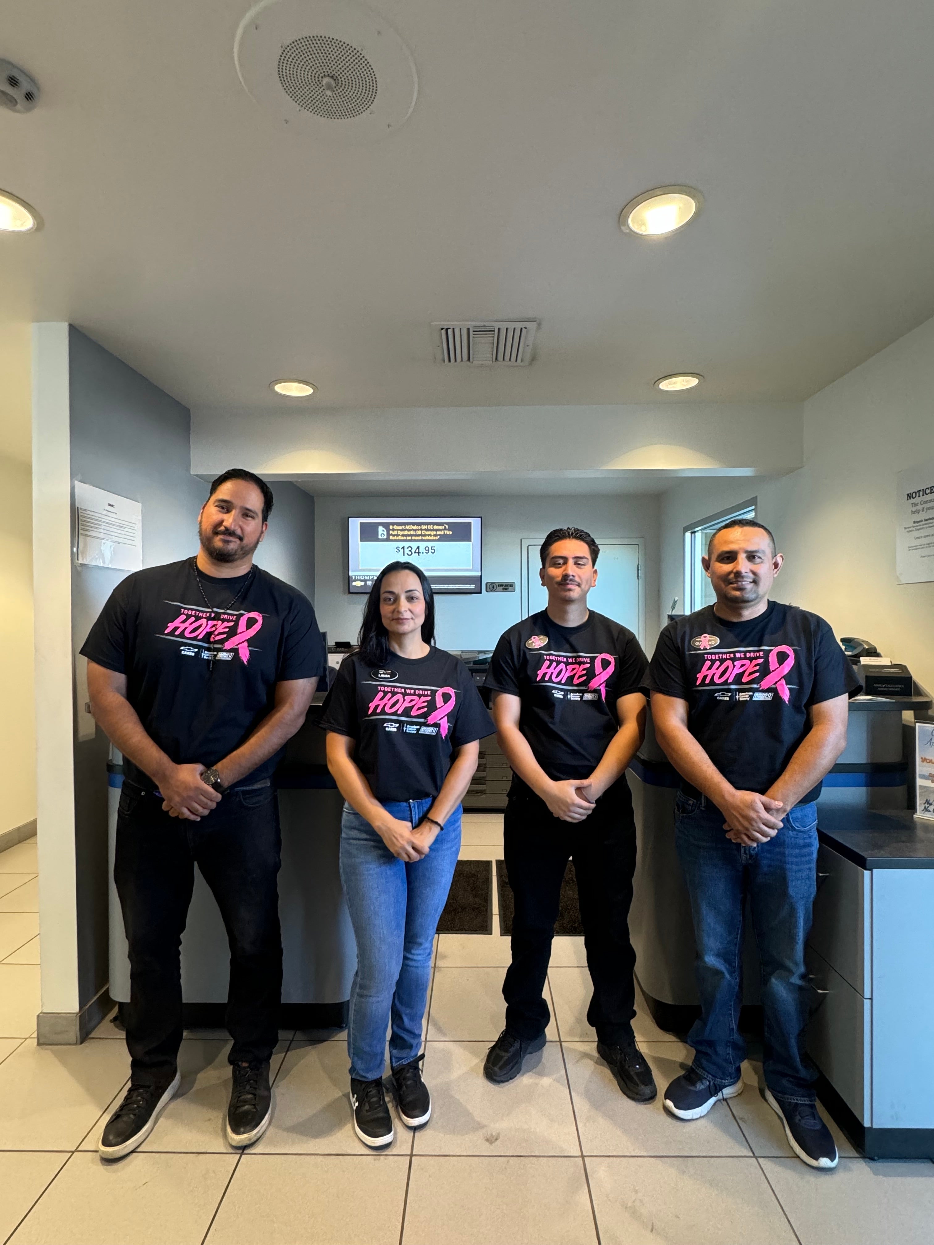 Friendly employee at Thompson Chevrolet - Patterson, CA