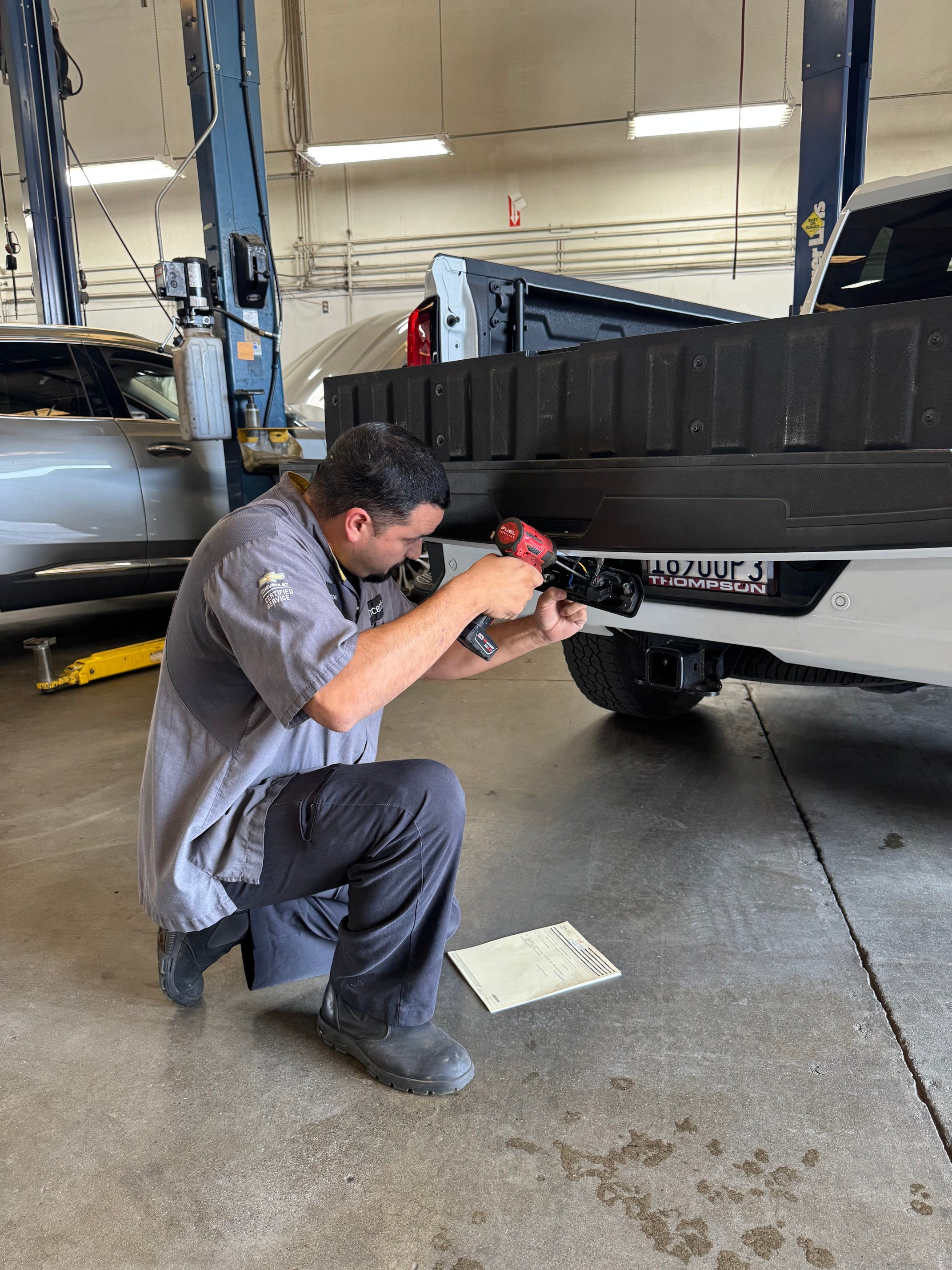 Friendly employee at Thompson Chevrolet
